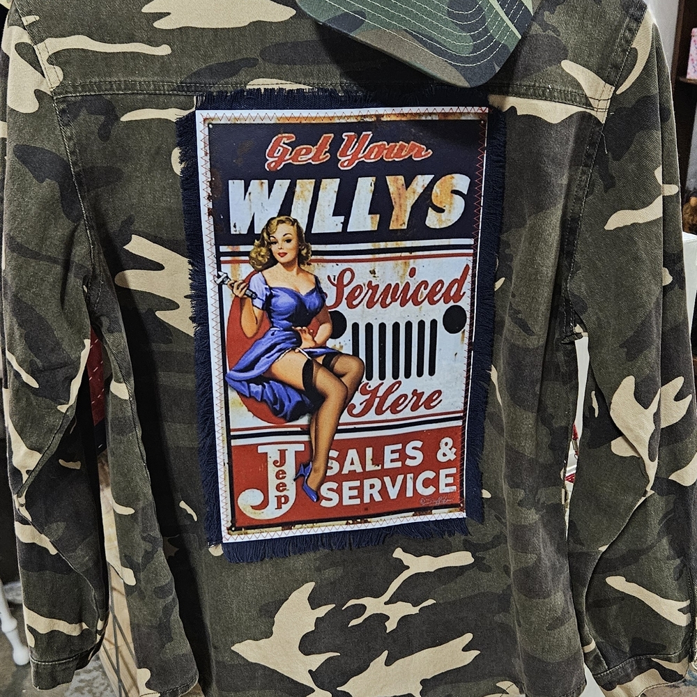 Upcycled Camouflage Jacket